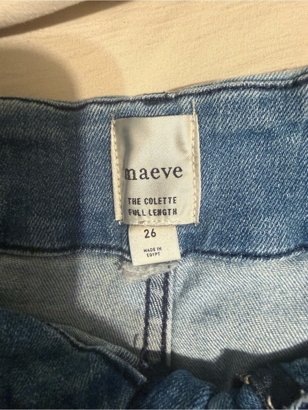THE COLETTE FULL-LENGTH WIDE-LEG JEANS BY MAEVE Size 26 - Picture 3 of 4